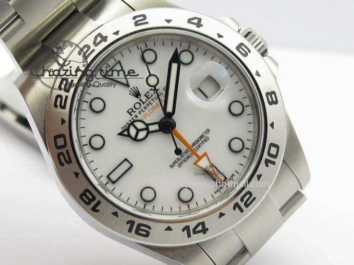 MiroTime 0412 Explorer II 42mm 216570 1:1 Noob Best Edition White Dial A3187 (Correct Hand Stack) Sophisticated 3837